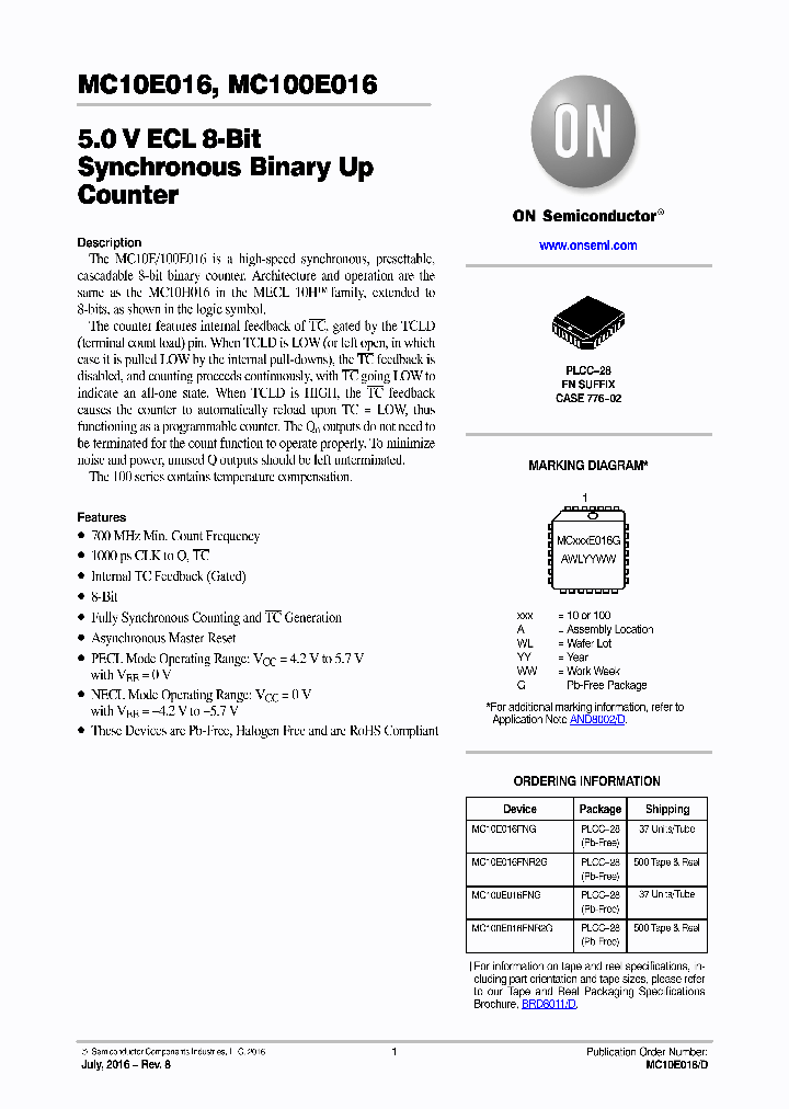 MC100E016FNG_8599758.PDF Datasheet