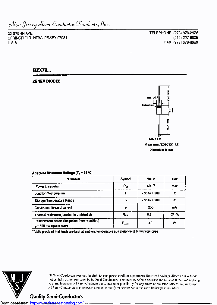BZX79C24_8600291.PDF Datasheet