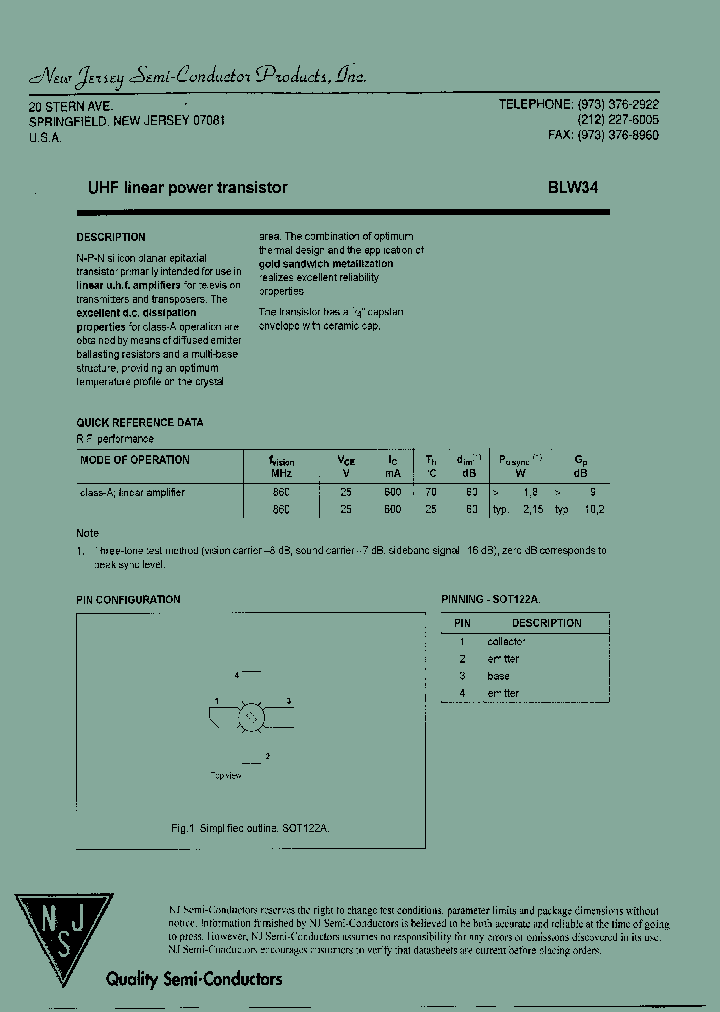 BLW34_8601472.PDF Datasheet