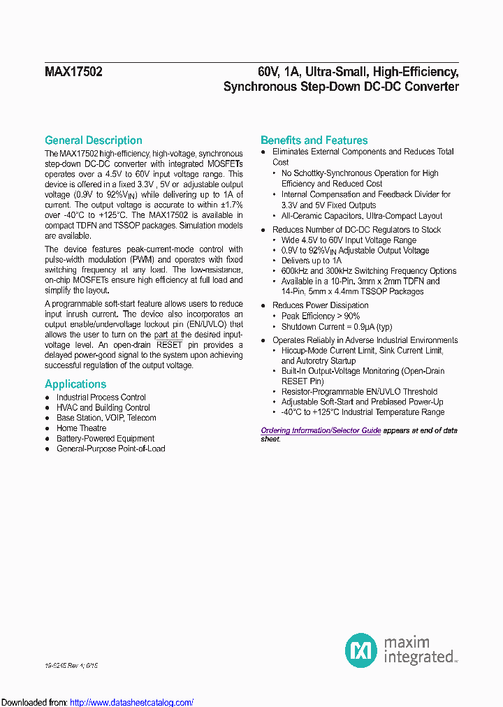 MAX17502HUEVKIT_8602026.PDF Datasheet