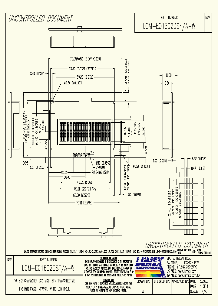 LCM-E01602DSF_8602574.PDF Datasheet