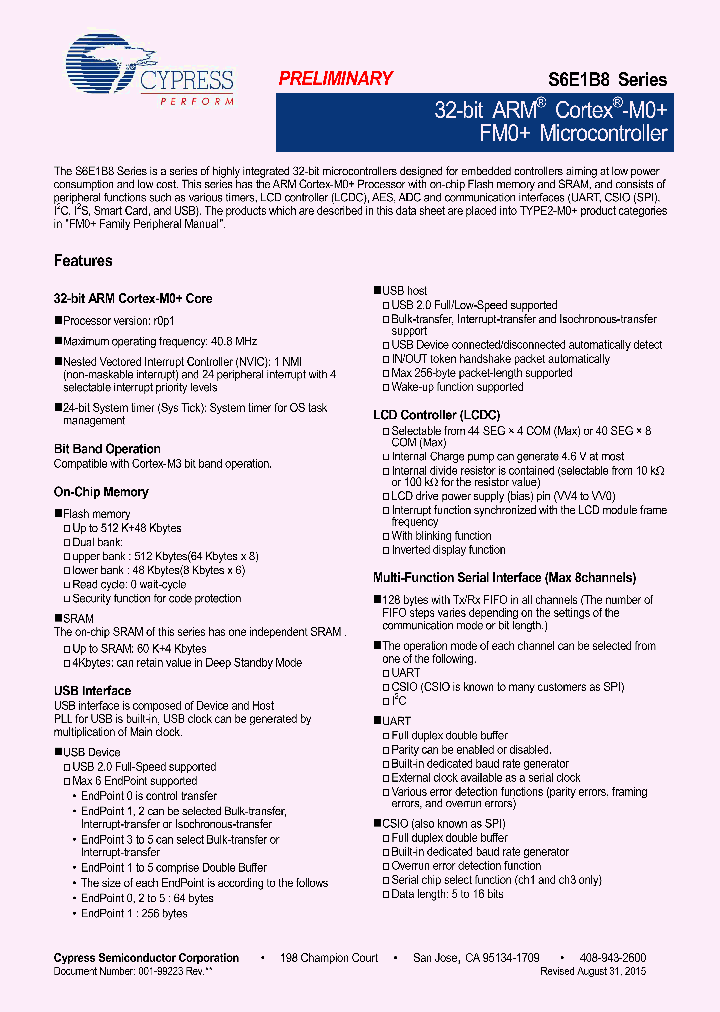S6E1B86EHAGV20000_8602974.PDF Datasheet
