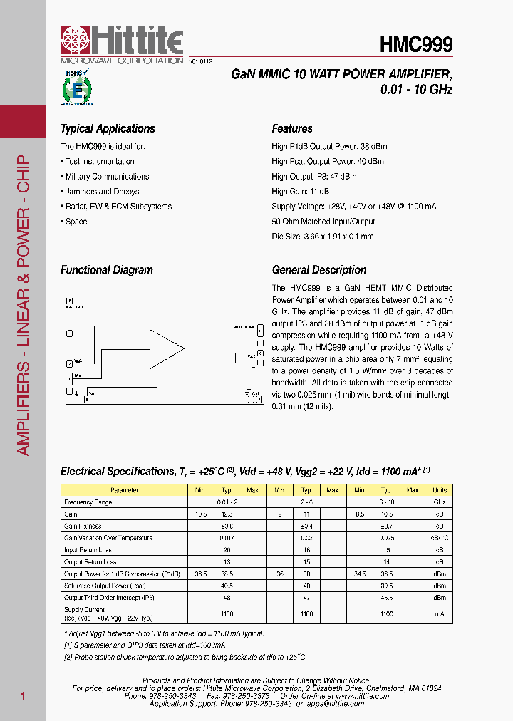 HMC999_8603036.PDF Datasheet