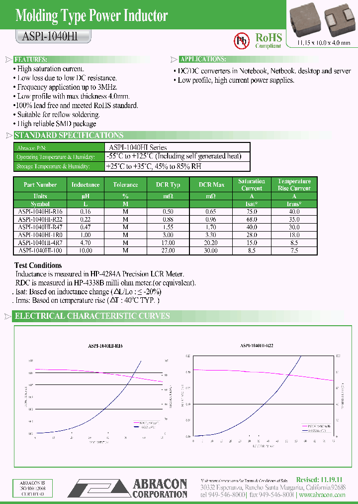ASPI-1040HI-1R0_8603575.PDF Datasheet