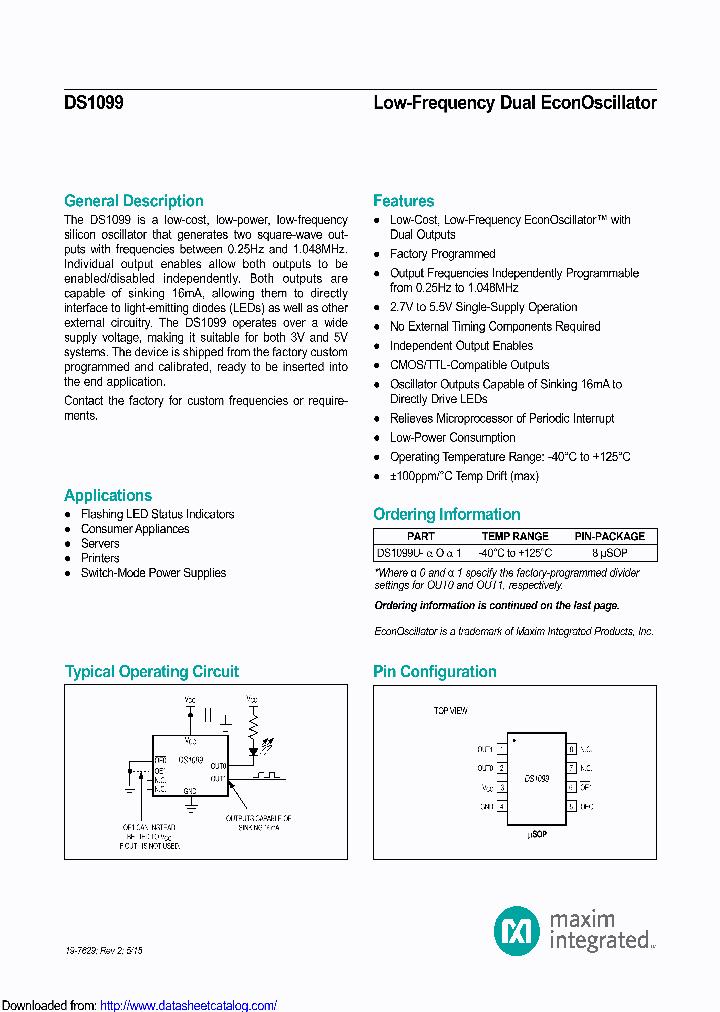DS1099U-BCT_8604314.PDF Datasheet