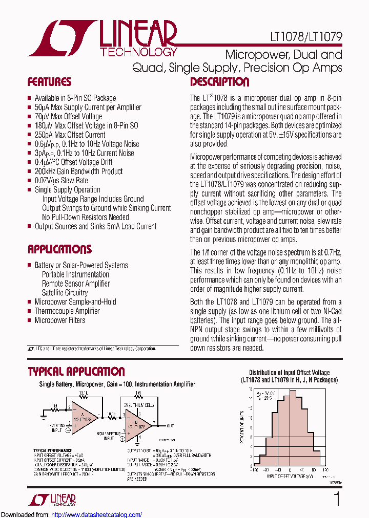 LT1078IS8PBF_8604447.PDF Datasheet