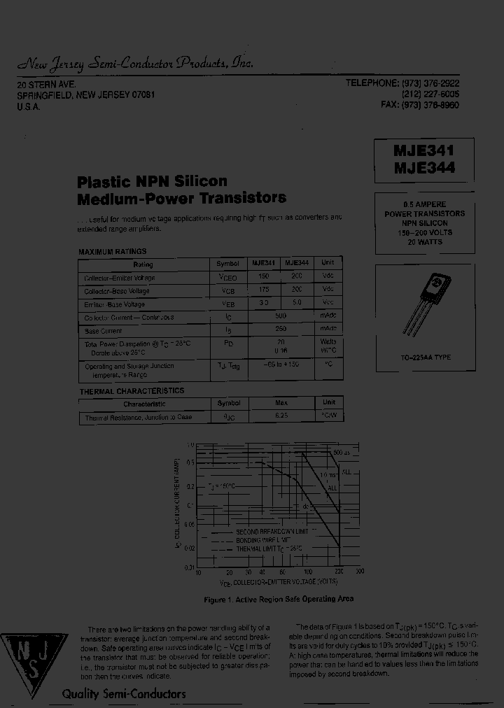 MJE344_8605031.PDF Datasheet