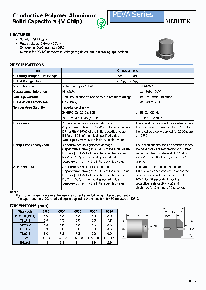 PEVA16V101M0606_8605602.PDF Datasheet