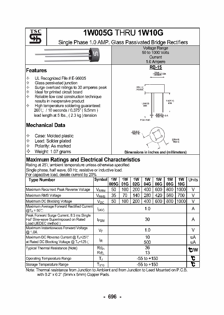 1W10G_8605957.PDF Datasheet