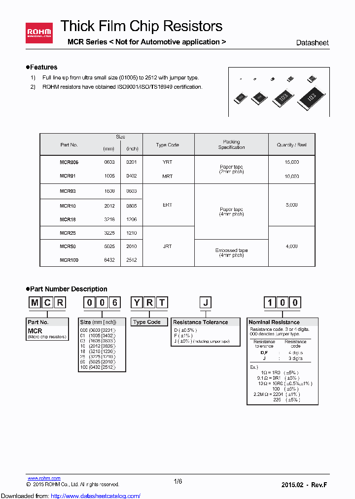 MCR10ERTF_8606704.PDF Datasheet