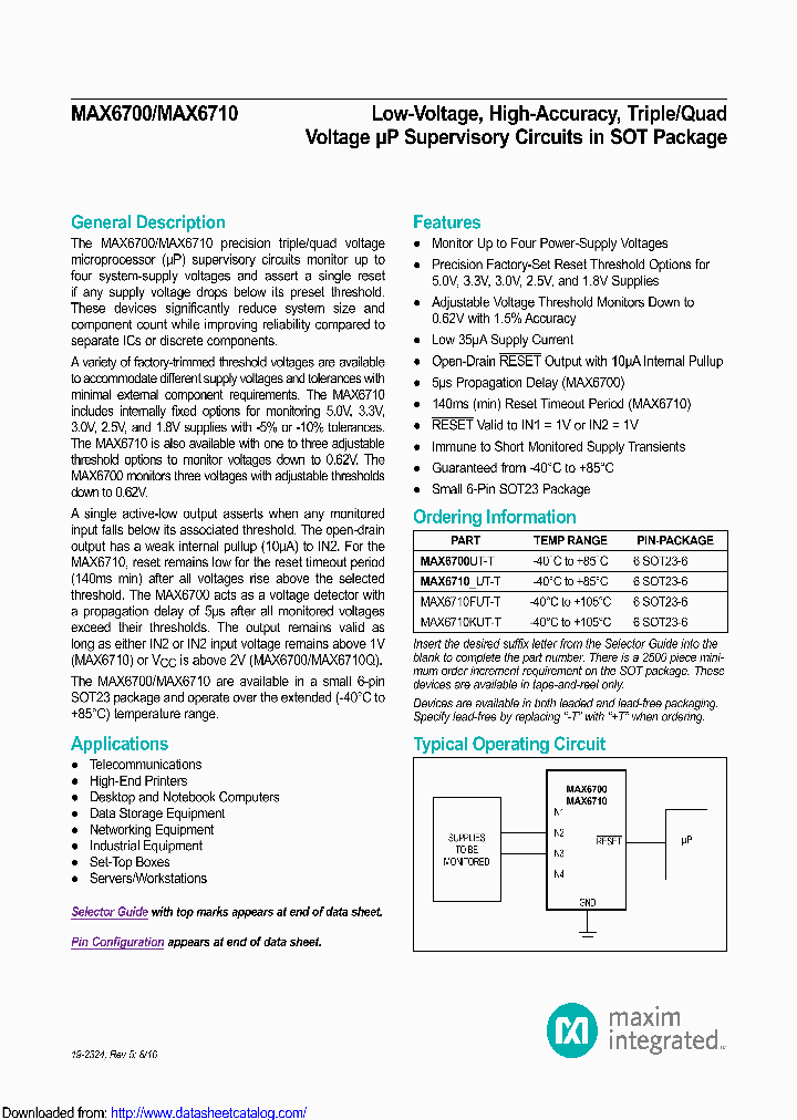 MAX6710QUT_8608198.PDF Datasheet