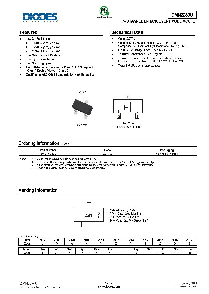 DMN2230U-15_8608877.PDF Datasheet