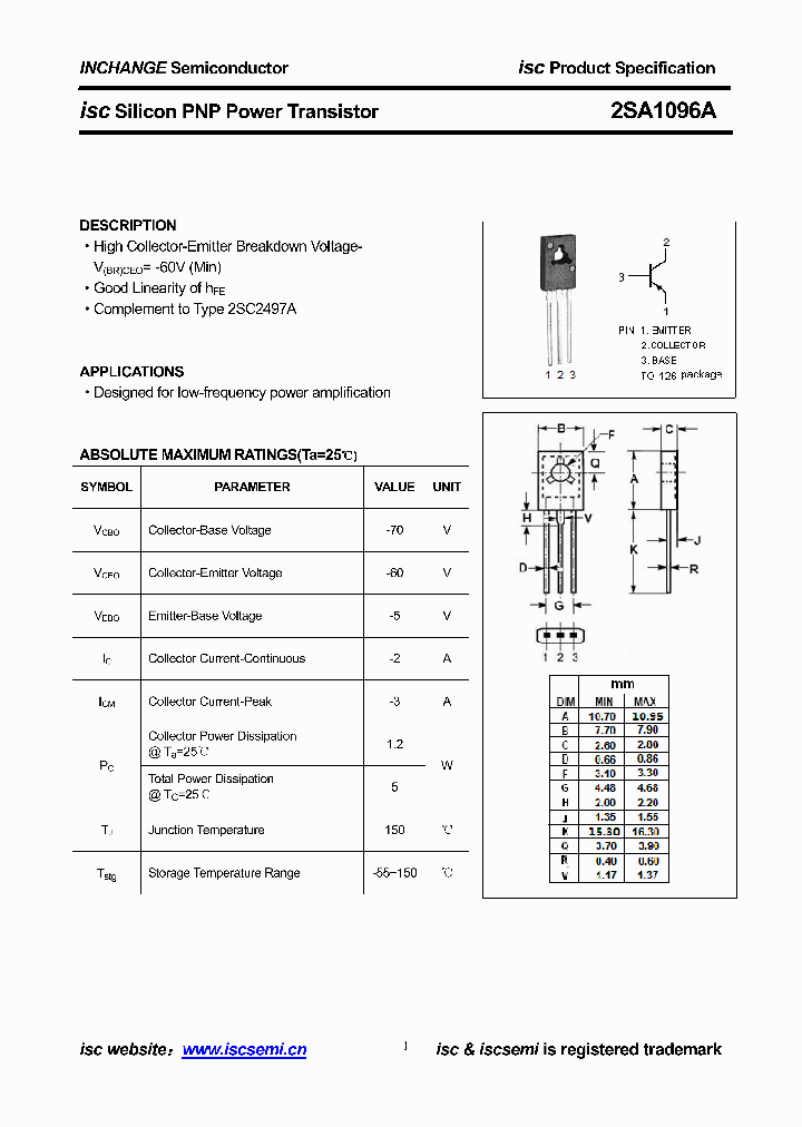 2SA1096A_8610029.PDF Datasheet