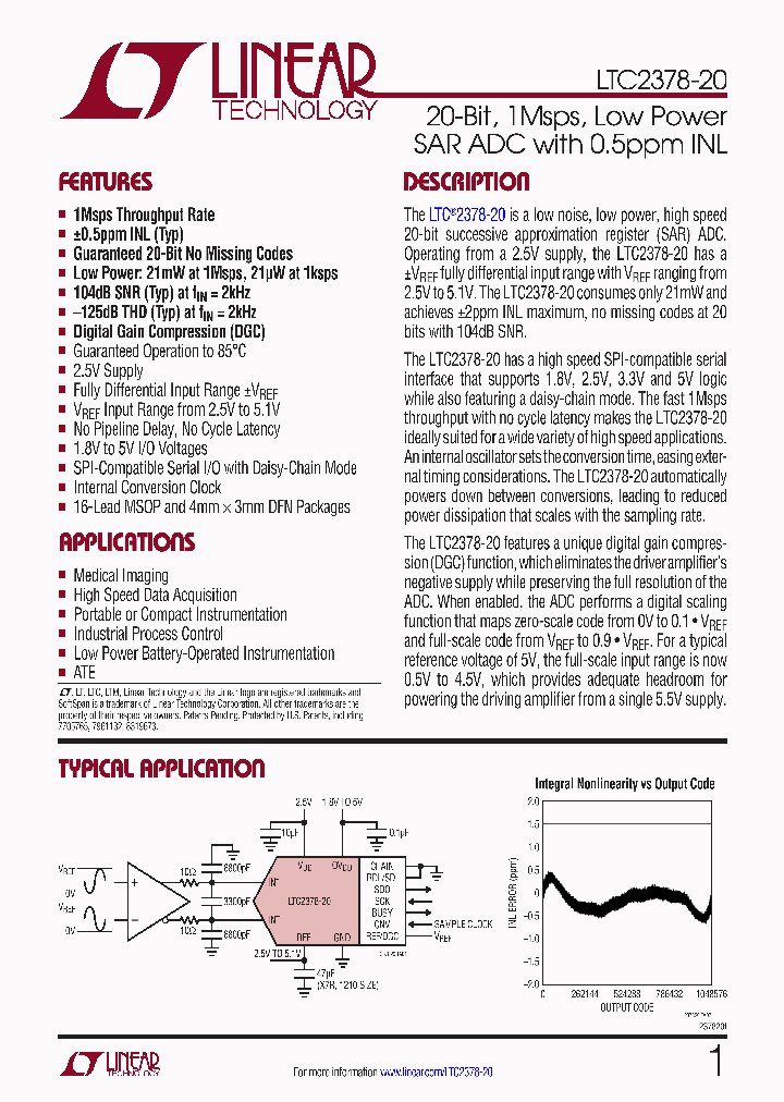 LTC2378IDE-20PBF_8610481.PDF Datasheet