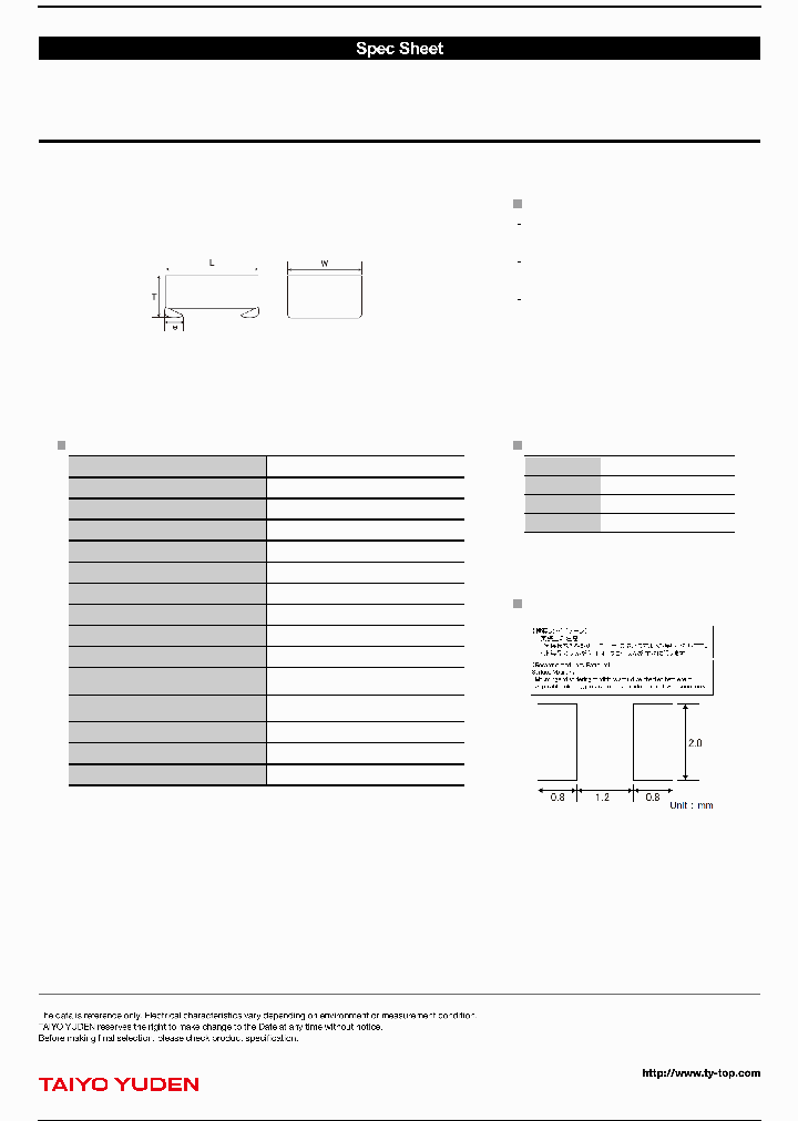 MAKK2520T1R5M_8610625.PDF Datasheet