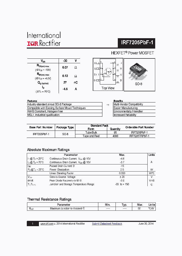 IRF7205PBF-1-15_8611121.PDF Datasheet