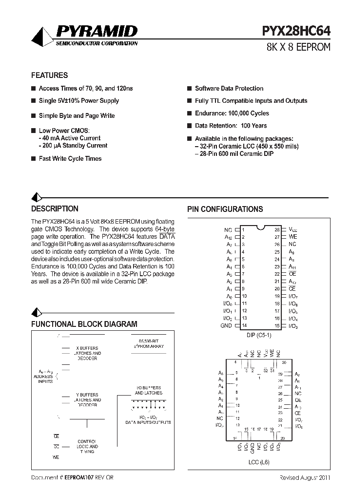 PYX28HC64-12L32MB_8611460.PDF Datasheet