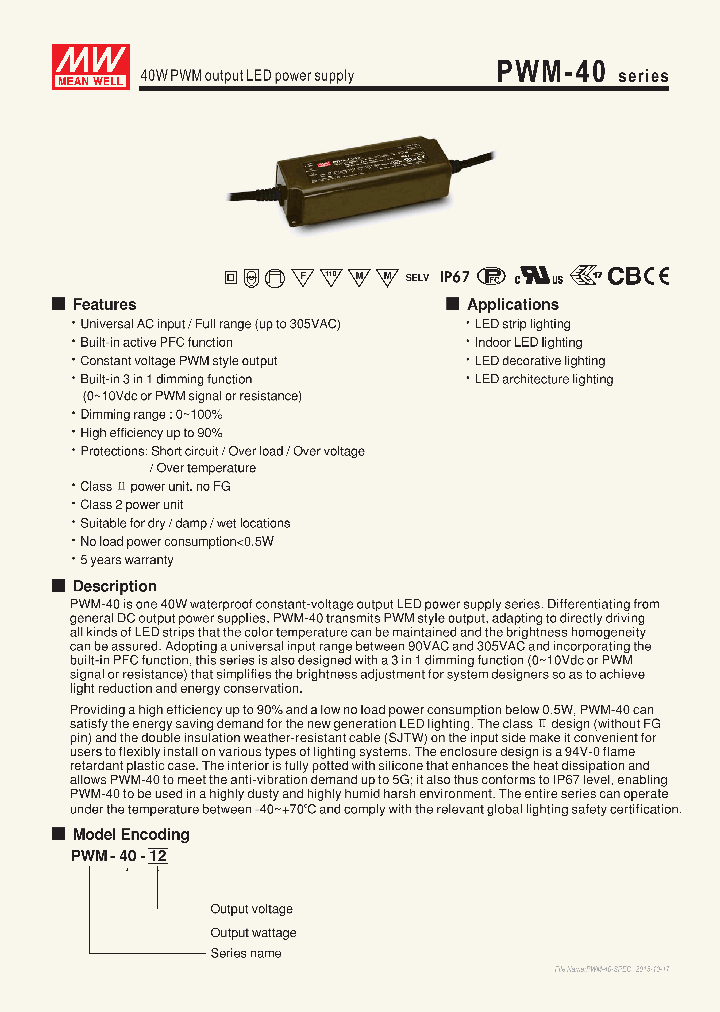 PWM-40-12_8611637.PDF Datasheet