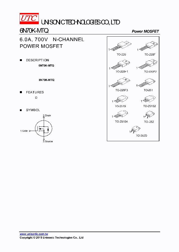 6N70KG-TA3-T_8612957.PDF Datasheet