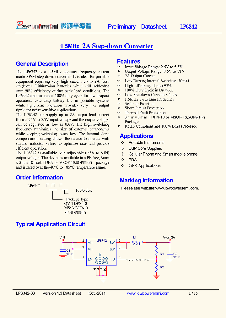 LP6342_8613024.PDF Datasheet