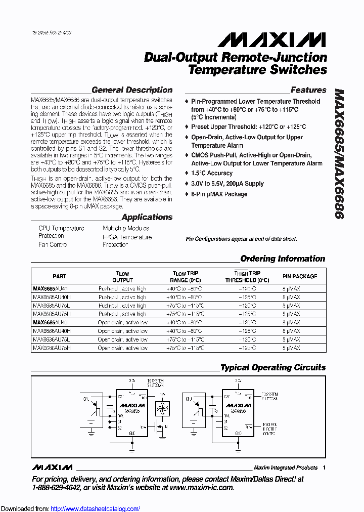 MAX6685AU40H_8613363.PDF Datasheet