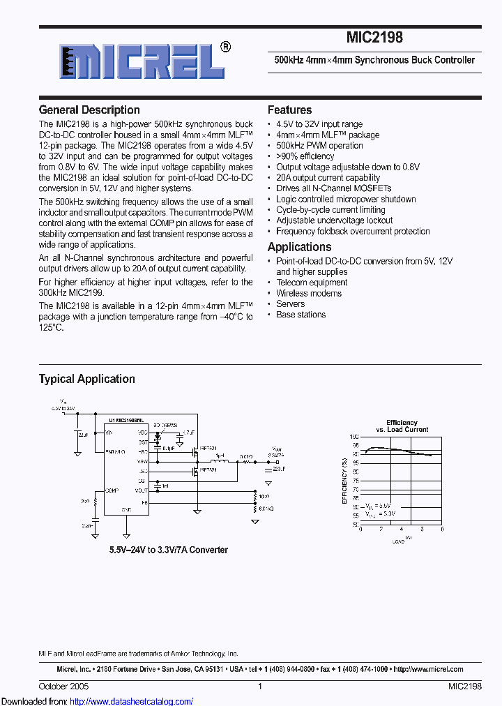 MIC2198YML-TR_8613684.PDF Datasheet