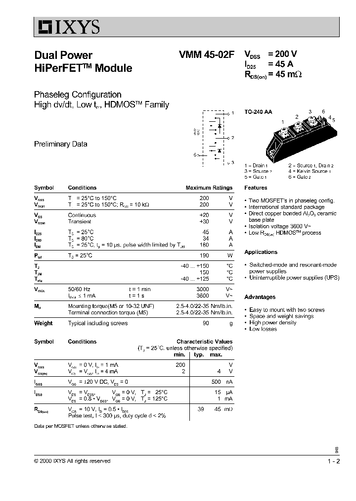 VMM45-02F_8613922.PDF Datasheet