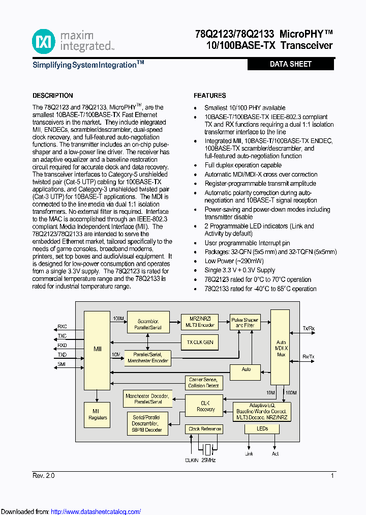 78Q2123RF_8614276.PDF Datasheet