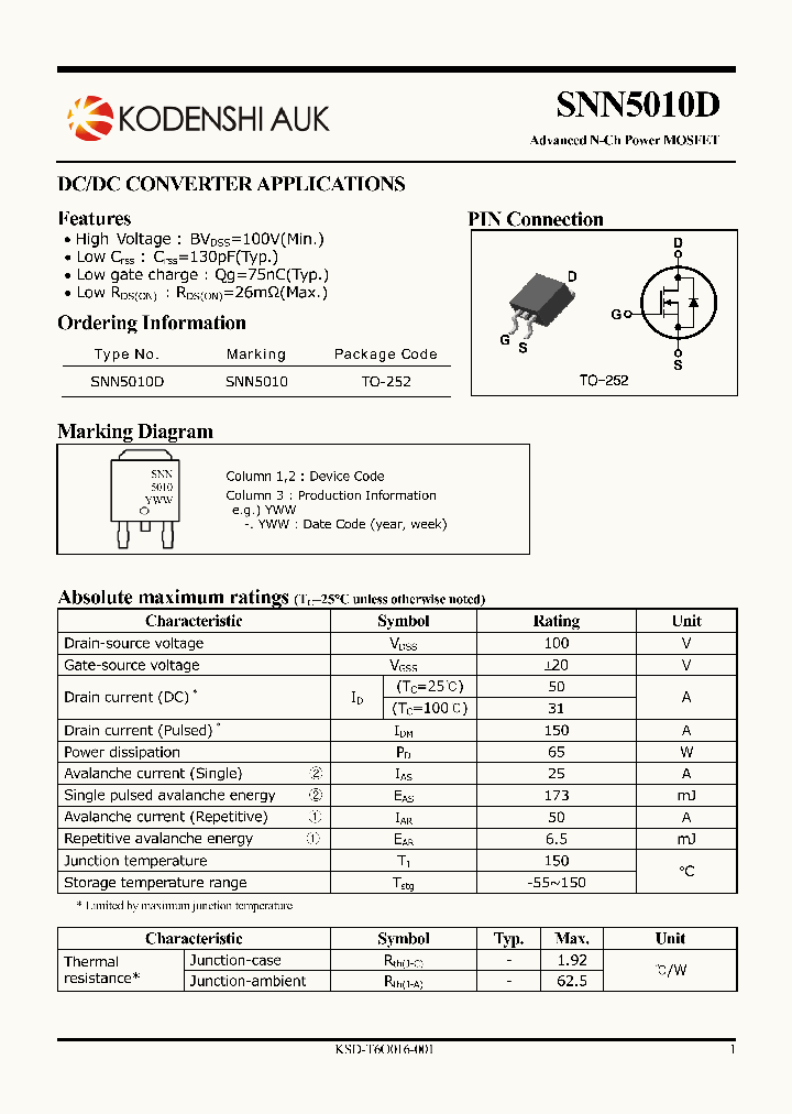 SNN5010D_8614830.PDF Datasheet