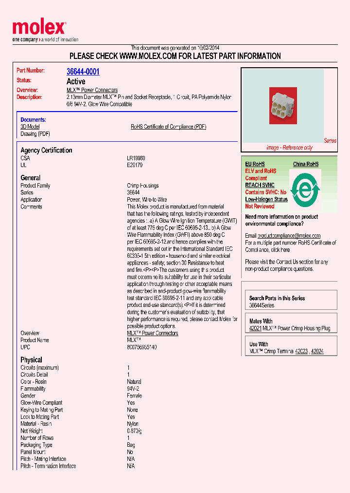 36644-0001_8616383.PDF Datasheet