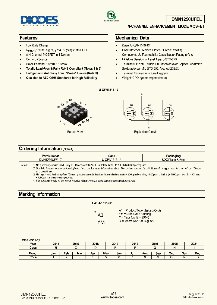 DMN1250UFEL_8618734.PDF Datasheet