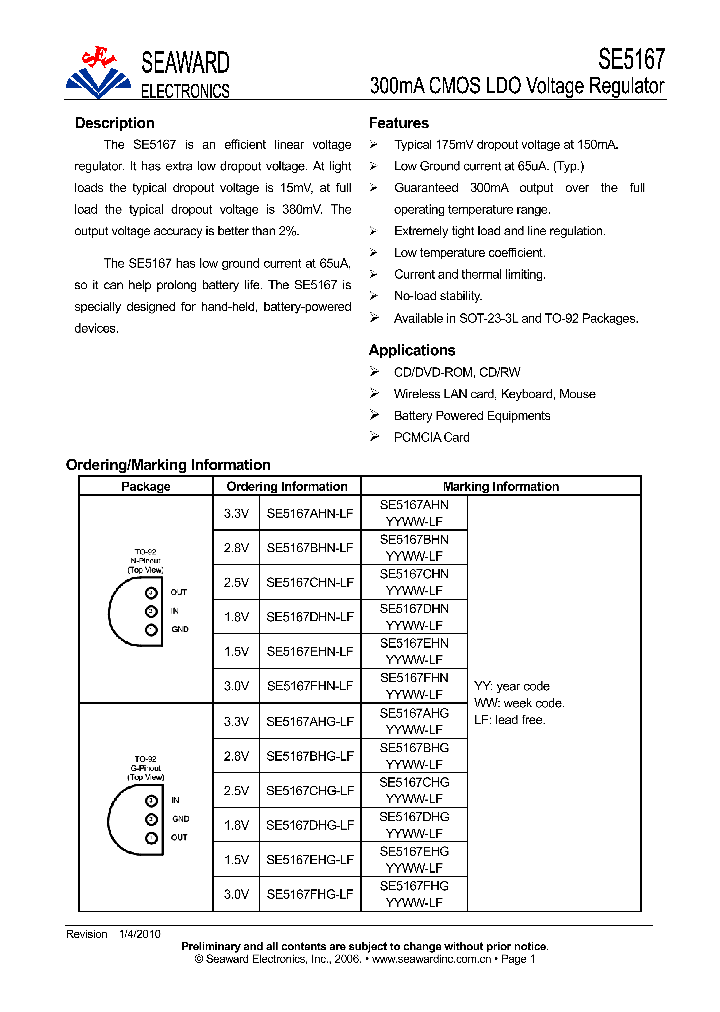 SE5167DHN-LF_8619306.PDF Datasheet