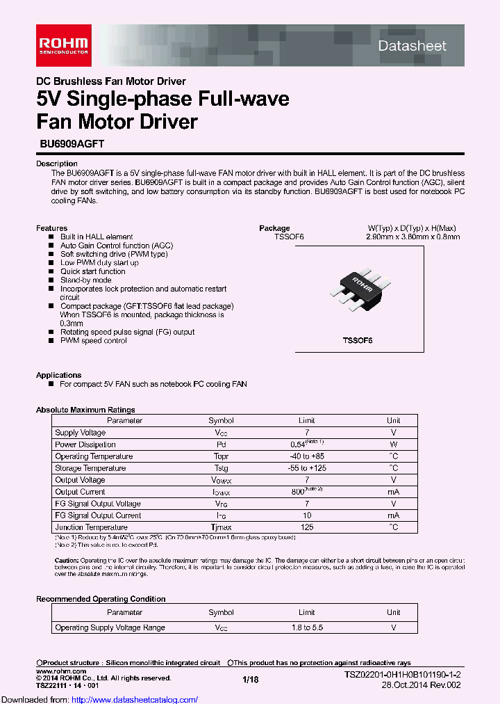 BU6909AGFT-TL_8619892.PDF Datasheet