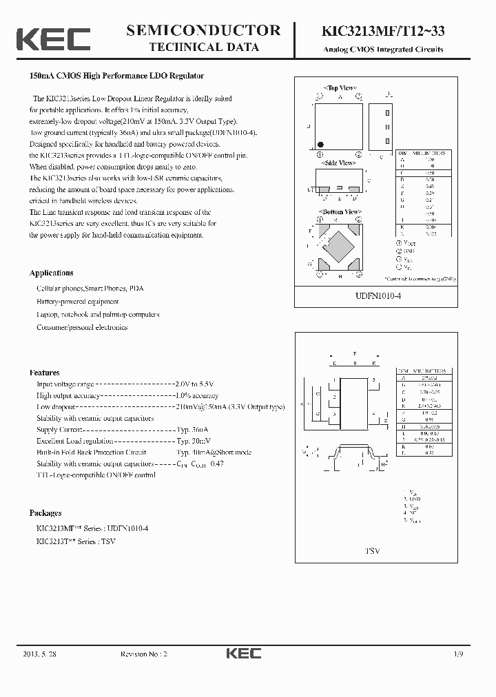 KIC3213MF13_8620210.PDF Datasheet