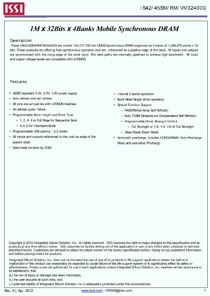 IS42VM32400G-75BI_8621093.PDF Datasheet