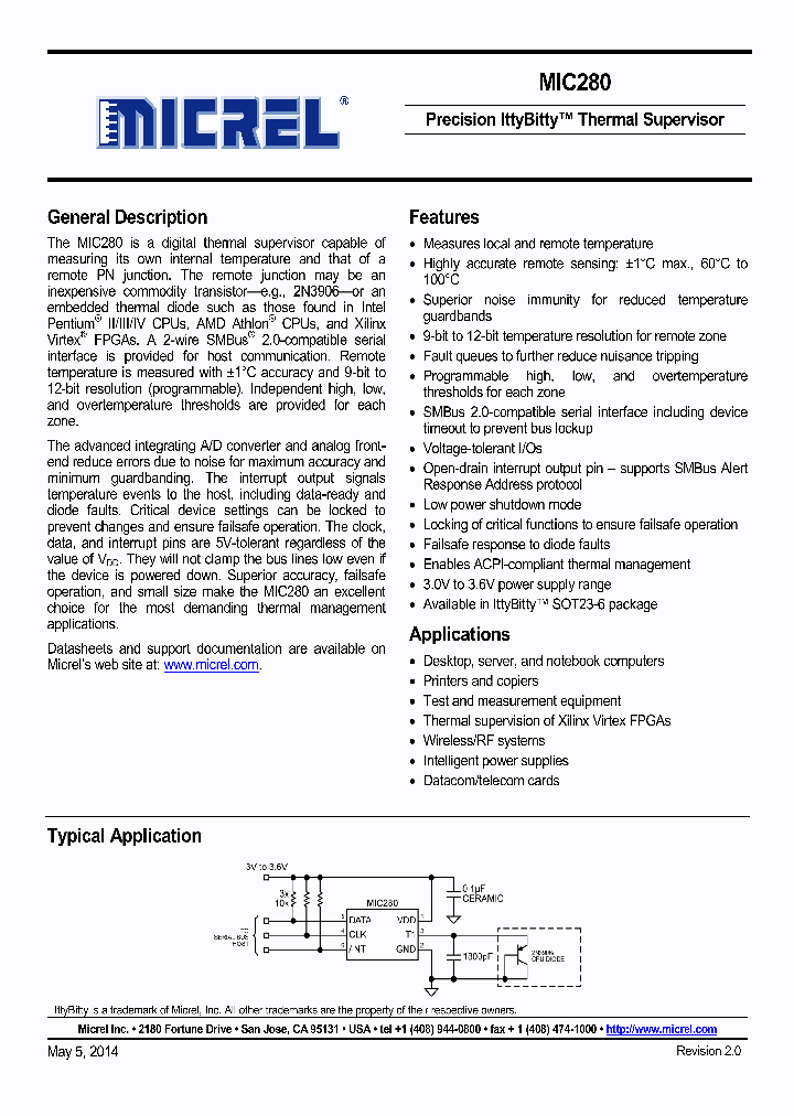 MIC280-4YM6_8621610.PDF Datasheet
