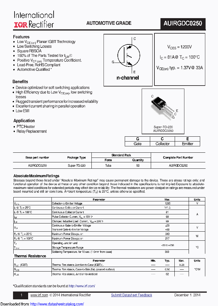 AUIRGDC0250_8622494.PDF Datasheet