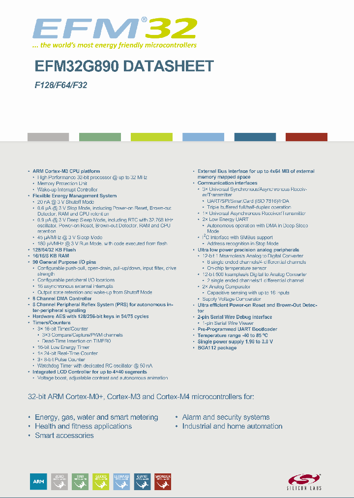 EFM32G890F32-BGA112_8623771.PDF Datasheet