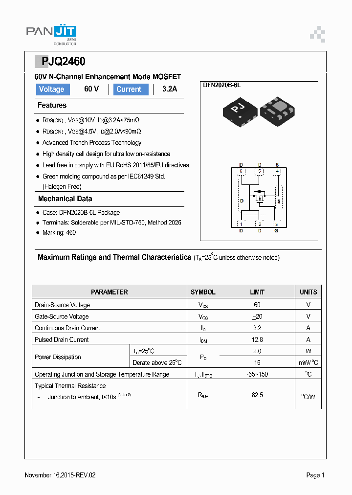PJQ2460_8624812.PDF Datasheet