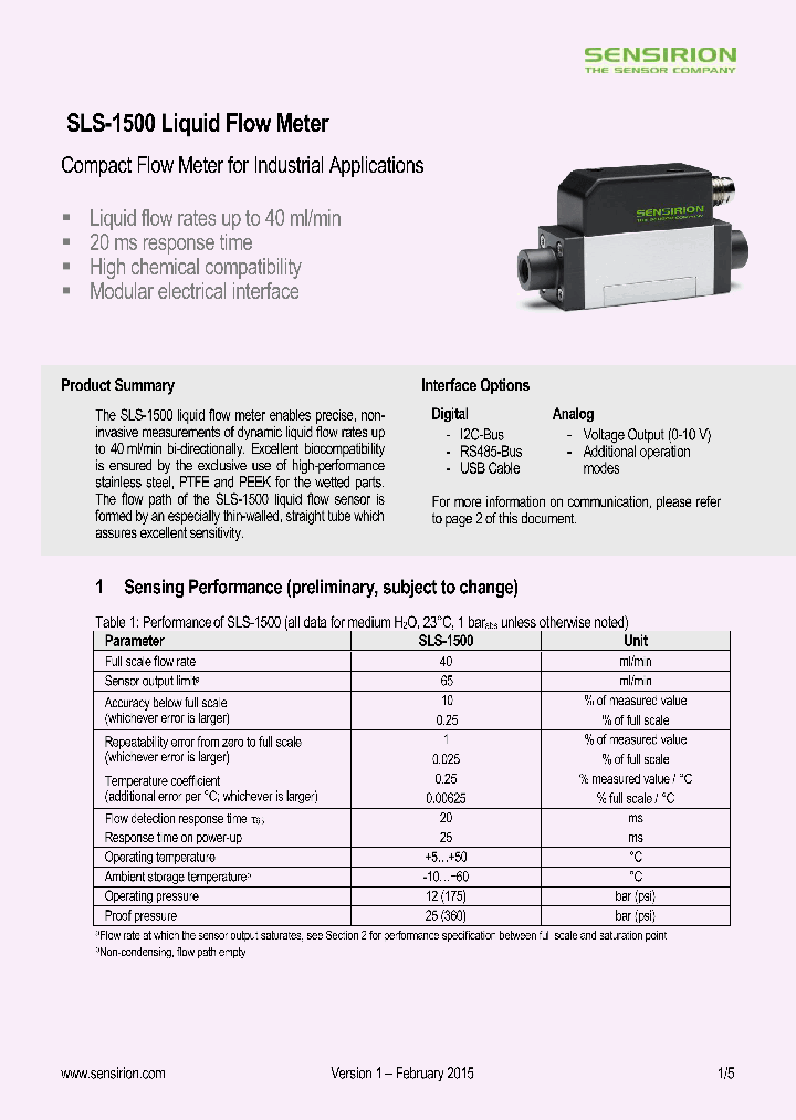 SLS-1500_8625383.PDF Datasheet