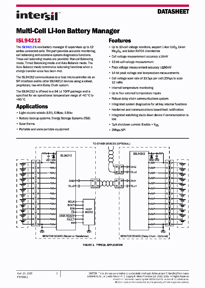 ISL94212INZ_8626358.PDF Datasheet