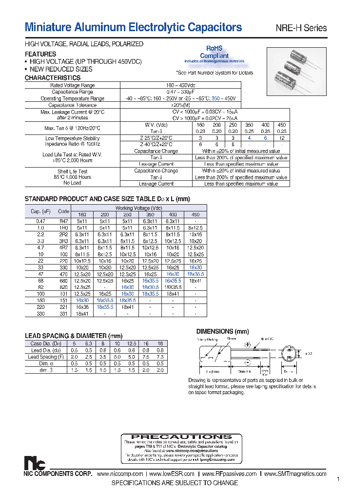 NRE-H330M350V125X25F_8626385.PDF Datasheet