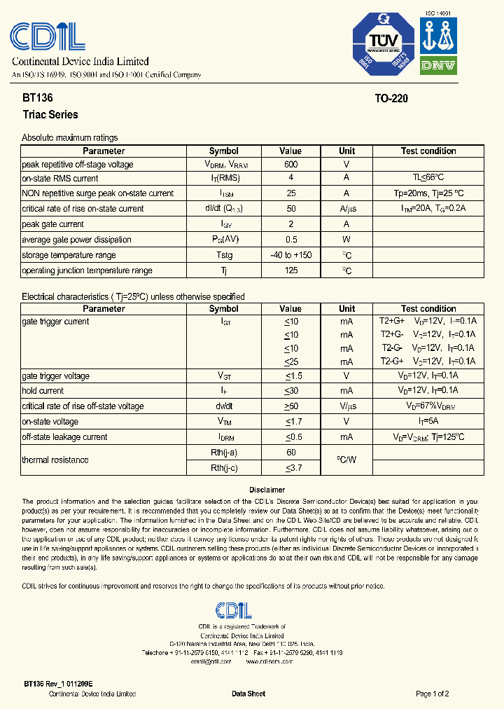 BT136_8627782.PDF Datasheet