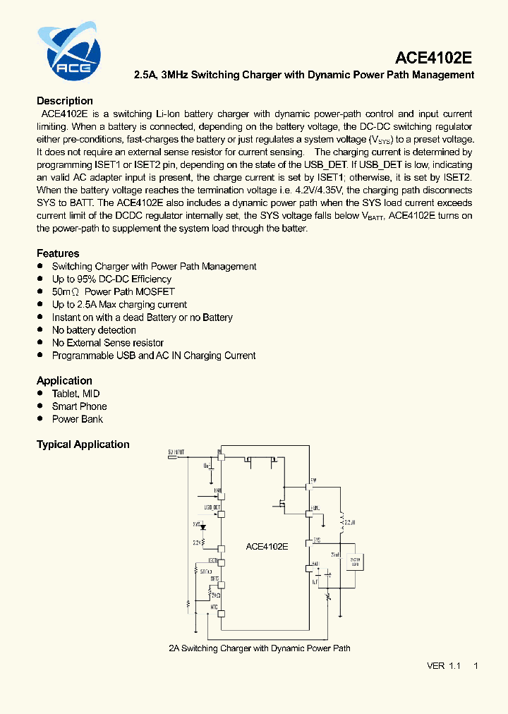 ACE4102E_8627926.PDF Datasheet