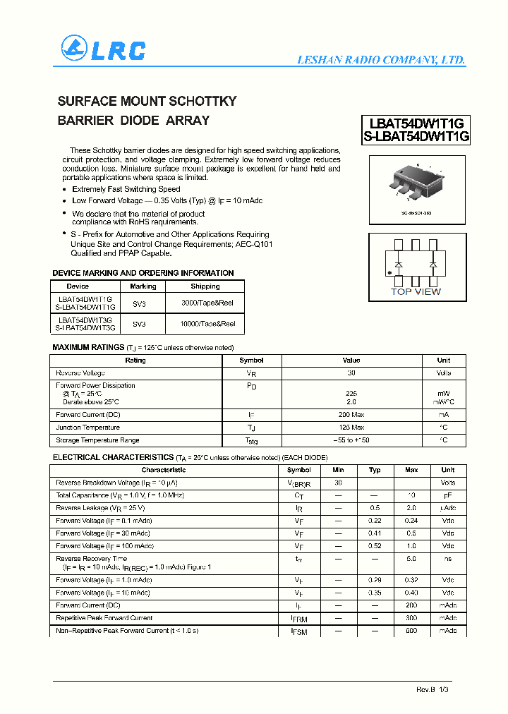 LBAT54DW1T1G-15_8630582.PDF Datasheet