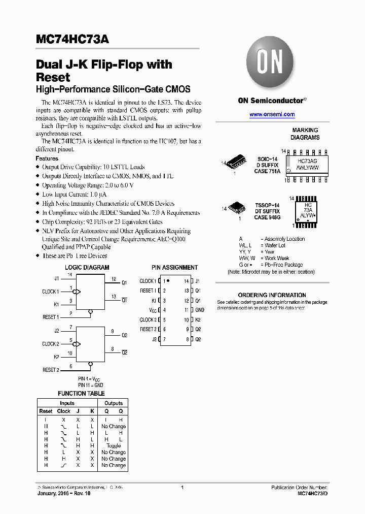 NLV74HC73ADR2G_8631164.PDF Datasheet