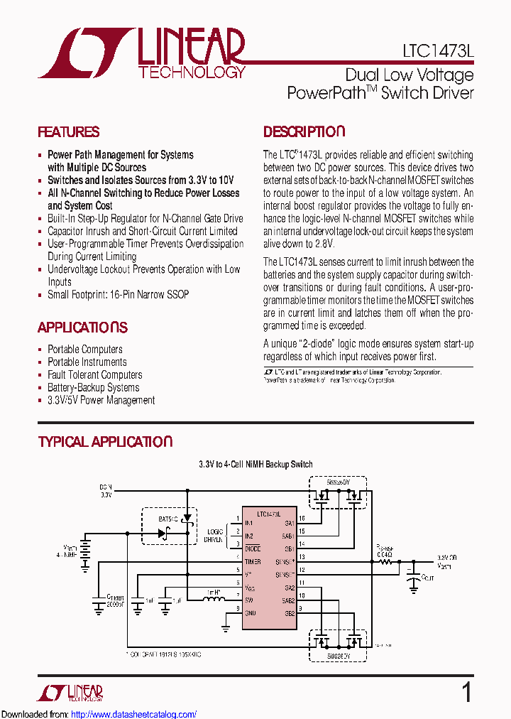 LTC1473LCGNTR_8631715.PDF Datasheet
