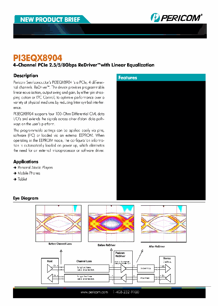 PI3EQX8904_8632714.PDF Datasheet