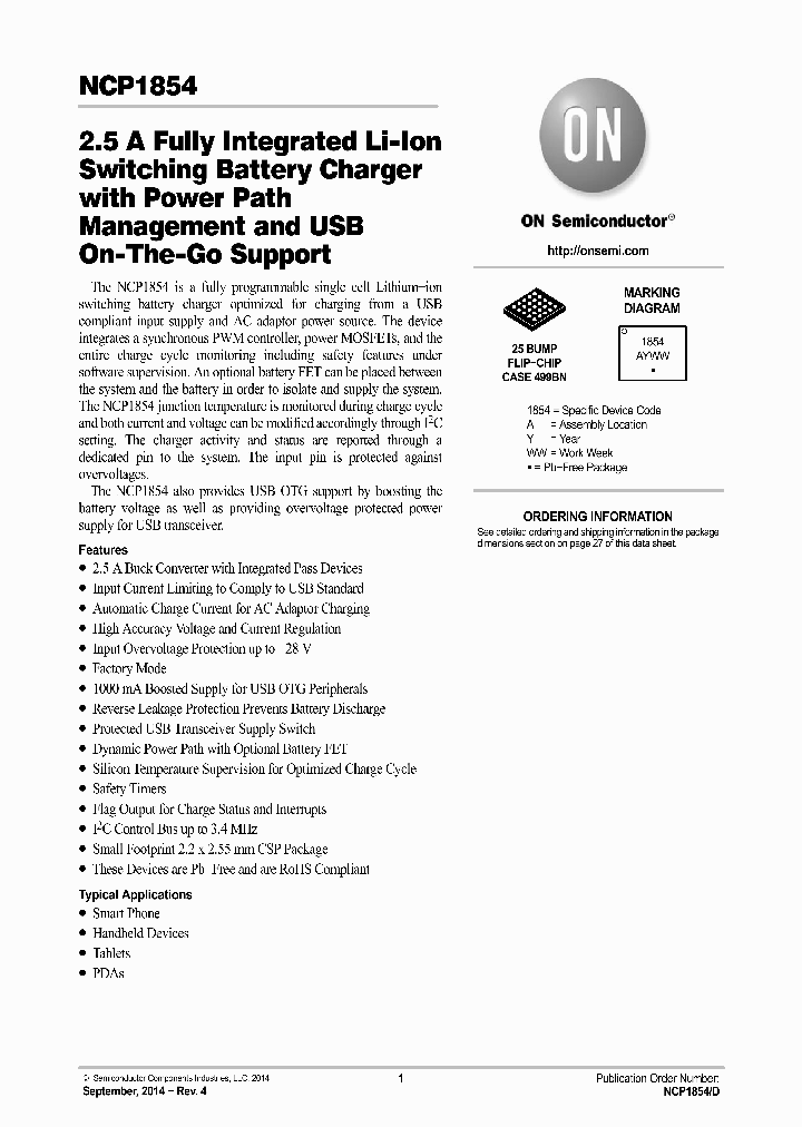 NCP1854_8633770.PDF Datasheet