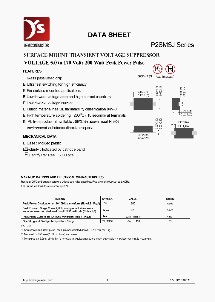 P2SMSJ_8633925.PDF Datasheet